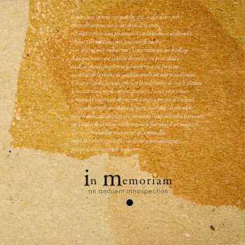 Album Various: In Memoriam / An Ambient Introspection Compilation