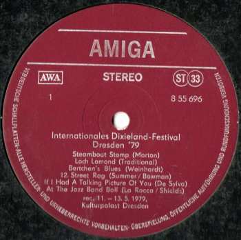 LP Various: Internationales Dixieland Festival Dresden '79 50401