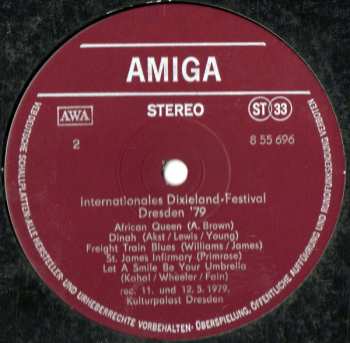 LP Various: Internationales Dixieland Festival Dresden '79 50401