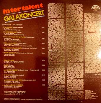 LP Various: Intertalent — Galakoncert 597487