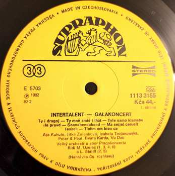 LP Various: Intertalent — Galakoncert 597487