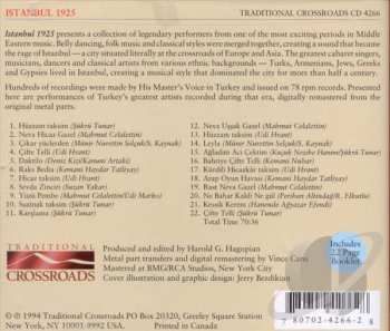 CD Various: Istanbul 1925 616721