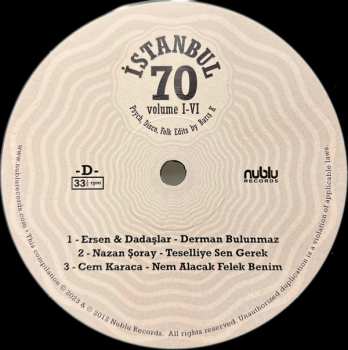 2LP Various: İstanbul 70: Psych, Disco, Folk Edits By Barış K - Volume I-VI LTD 580983