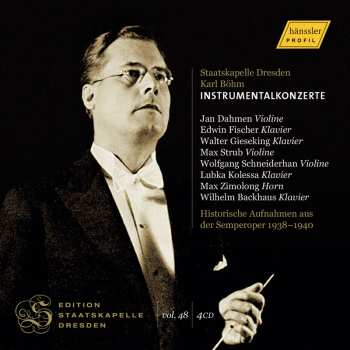 Album Various: Karl Böhm Dirigiert Die Staatskapelle Dresden - Instrumentalkonzerte