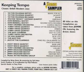 CD Various: Keeping Tempo A Jasmine Sampler Classic British Modern Jazz 417908