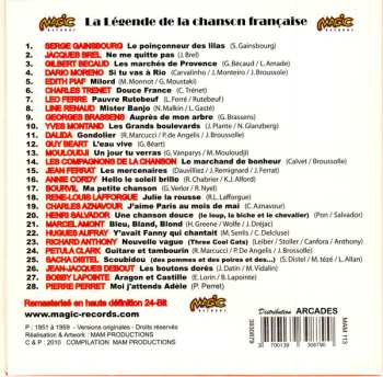 CD Various: La Légende De La Chanson Française 534186