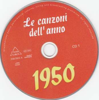 2CD Various: Le Canzoni Dell' Anno 1950 578721