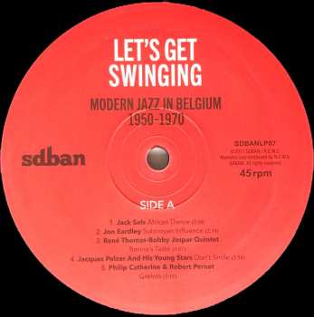 2LP Various: Let's Get Swinging: Modern Jazz In Belgium 1950-1970 148316