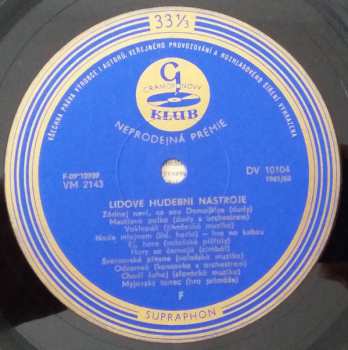 LP Various: Lidové Hudební Nástroje 596432