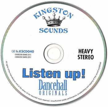 CD Various: Listen Up! Dancehall Originals 571950