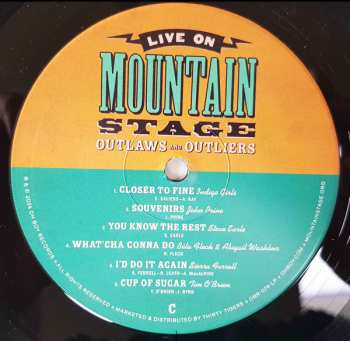 LP Various: Live On Mountain Stage - Outlaws And Outliers 551572