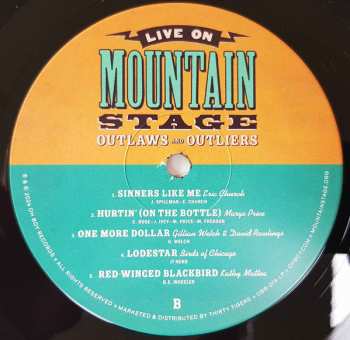 LP Various: Live On Mountain Stage - Outlaws And Outliers 551572