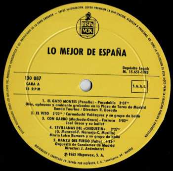 LP Various: Lo Mejor De España 642354