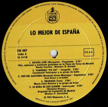 LP Various: Lo Mejor De España 642354