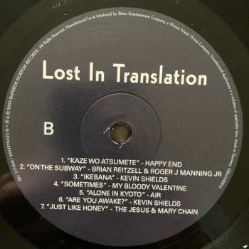 LP Various: Lost In Translation (Music From The Motion Picture Soundtrack) 390921