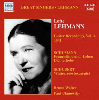 CD Lotte Lehmann: Lieder Recordings, Vol. 3 (1941) 467384