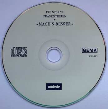 CD Various: Mach's Besser: 25 Jahre Die Sterne 194022