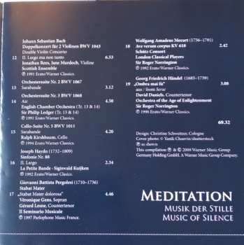 CD Various: Meditation Musik Der Stille = Music Of Silence 123555