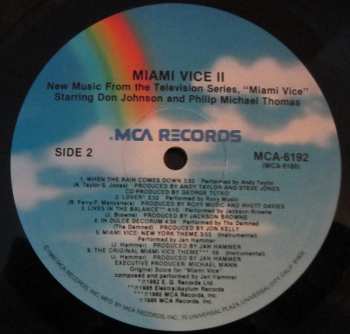 LP Various: Miami Vice II (New Music From The Television Series, "Miami Vice") 628834