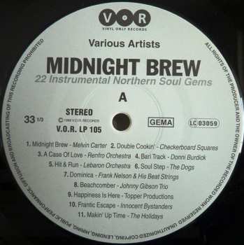 LP Various: Midnight Brew (22 Instrumental Northern Soul Gems) 68795