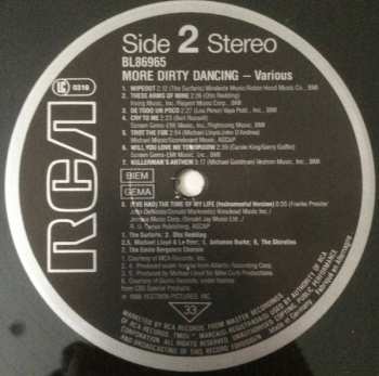 LP Various: More Dirty Dancing 651662