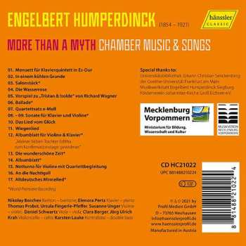 CD Various: More Than A Myth: Chamber Music & Songs By Engelbert Humperdinck 572111