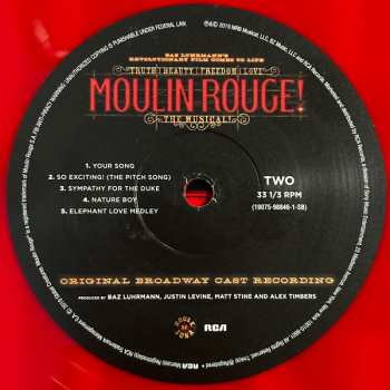 2LP Various: Moulin Rouge! The Musical (Original Broadway Cast Recording) CLR 613444