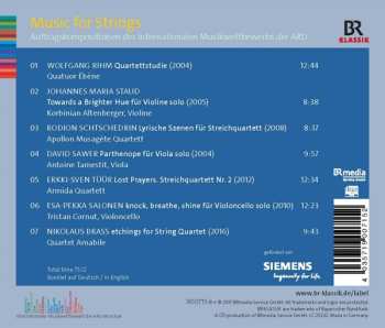 CD Various: Music For Strings: Auftragswerke Des Internationalen Musikwettbewerbs Der ARD 631903