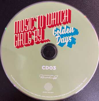 3CD/Box Set Various: Music To Watch Girls By...Golden Days 626412