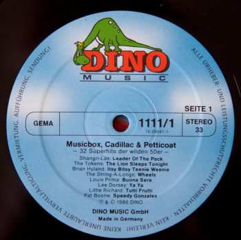 2LP Various: Musicbox, Cadillac & Petticoat 633159