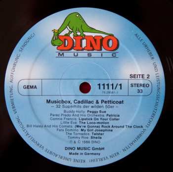 2LP Various: Musicbox, Cadillac & Petticoat 633159