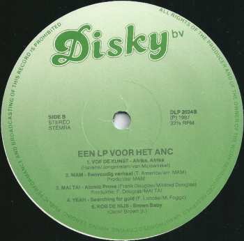 LP Various: 'n Elpee Voor 't ANC 43190