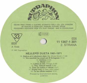 LP Various: Nejlepší Dueta 1961-1971 43111