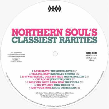 LP Various: Northern Soul's Classiest Rarities 134721