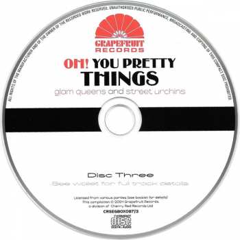 3CD/Box Set Various: Oh! You Pretty Things (Glam Queens And Street Urchins 1970-76) 100965