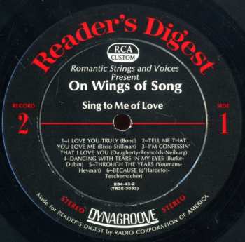 6LP/Box Set Various: On Wings Of Song (6xLP+BOX) 376684