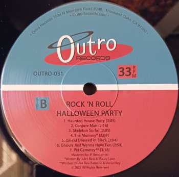 LP Various:  Outro Records Rock 'N Roll Halloween Party! 444991