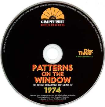 3CD/Box Set Various: Patterns On The Window (The British Progressive Pop Sounds Of 1974) 562635