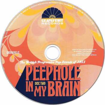 3CD Various: Peephole In My Brain - The British Progressive Pop Sounds Of 1971 27623