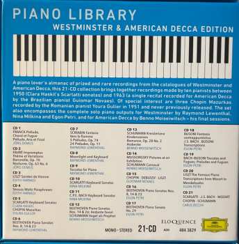 21CD/Box Set Various: Piano Library (Westminster & American Decca Edition) 642067