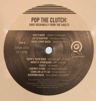 LP Various: Pop The Clutch: Rare Rockabilly From The Vaults CLR | LTD 601420