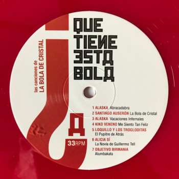 2LP Various: Qué Tiene Esta Bola? (Las Canciones De La Bola De Cristal) LTD | CLR 141767