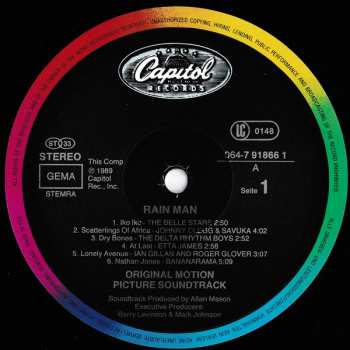 LP Various: Rain Man (Original Motion Picture Soundtrack) 439686