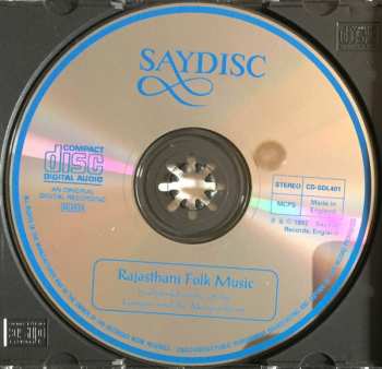 CD Various: Rajasthani Folk Music / Traditional Music Of The Langas & The Manganiyars 426485