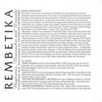 4CD/Box Set Various: Rembetika (Greek Music From The Underground) 633977