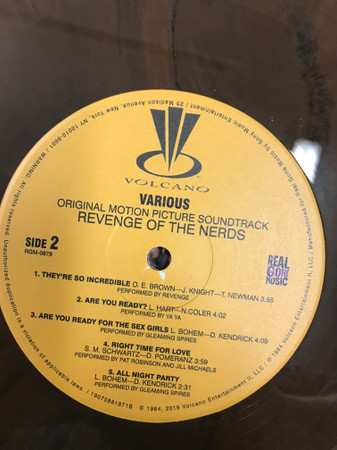 LP Various: Revenge Of The Nerds - Original Motion Picture Soundtrack LTD | CLR 304536