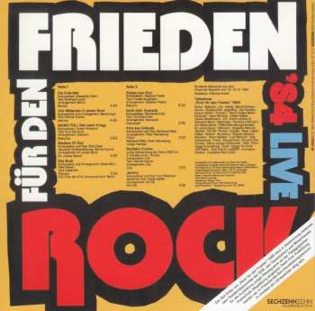 4CD/DVD/Box Set Various: Rock Für Den Frieden 587586