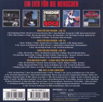 4CD/DVD/Box Set Various: Rock Für Den Frieden 587586