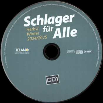 3CD Various: Schlager Für Alle - Herbst/Winter 2024/2025 627107