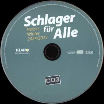 3CD Various: Schlager Für Alle - Herbst/Winter 2024/2025 627107